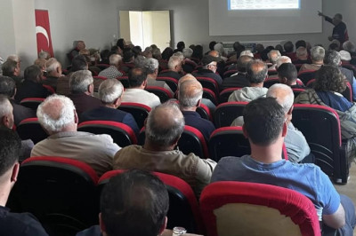 ÜRETİCİLERE EĞİTİM VERİLDİ