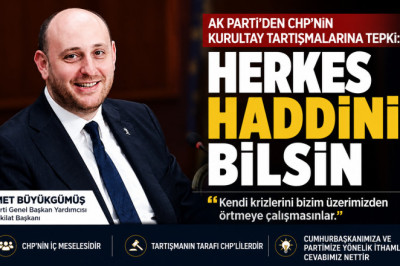AK Parti’den CHP’deki Kurultay Tartışmalarına Sert Tepki: “Kendi Krizlerini Bizim Üzerimizden Örtmeye Çalışmasınlar”