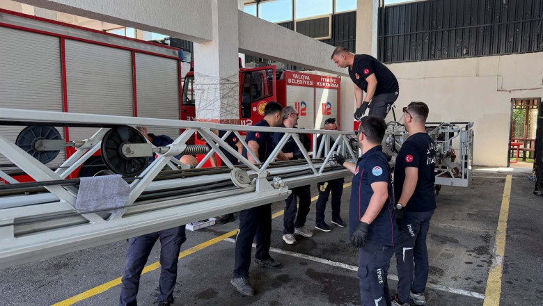 Yalova İtfaiyesi’nde Tam Bakım: Araçlar Göreve Hazır