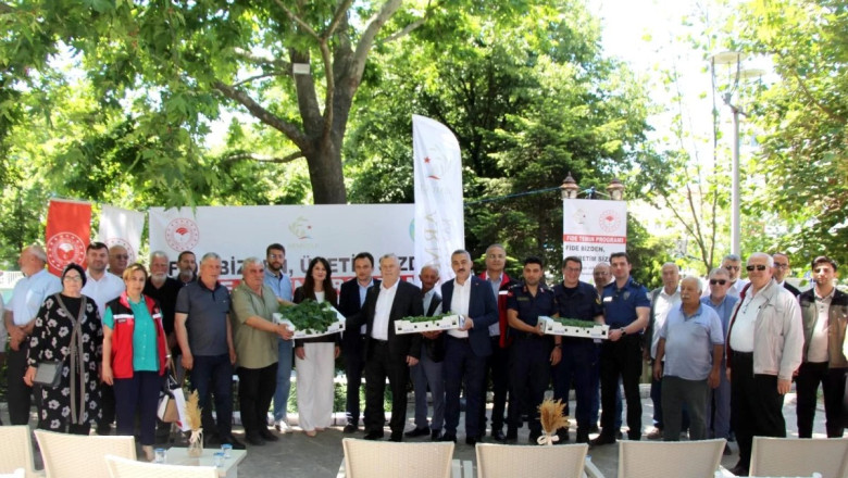 ÜRETİCİYE 20 BİN FİDE