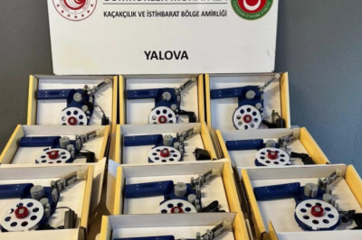 10 ADET KAÇAK MAKİNE ELE GEÇİRİLDİ