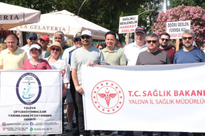 ‘HAREKET YAŞINI ÖĞREN, SAĞLIKLI YAŞA YÜRÜYÜŞÜ’ YAPILDI
