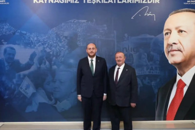 Başkan Temel’den Ahmet Büyükgümüş’e yatırım ziyareti
