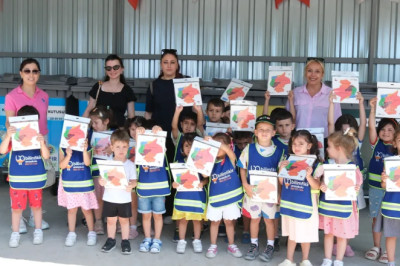 Çiftlikköy Belediyesi Sıfır Atık Merkezi’nde miniklere çevre eğitimi