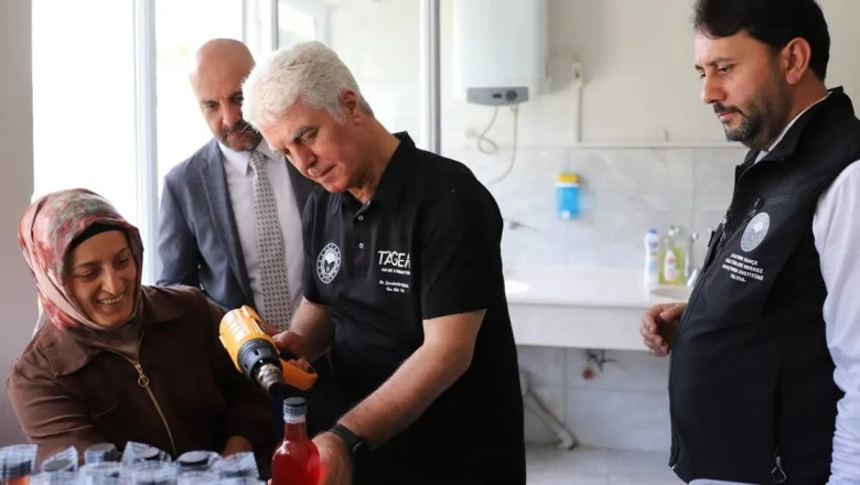 Bakanlık heyetinden enstitüde inceleme