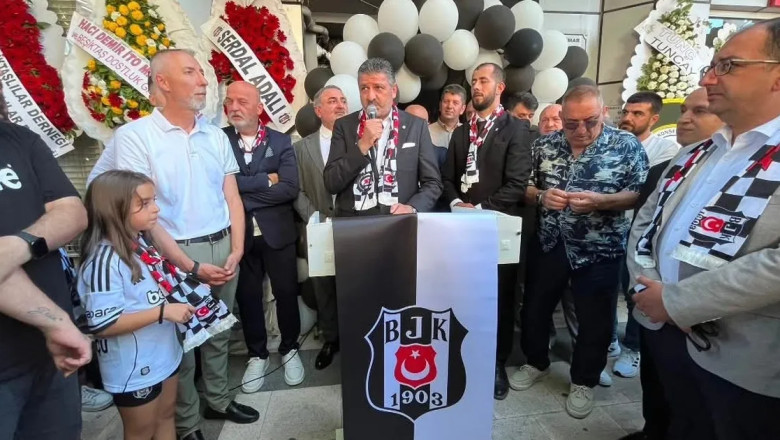 Yalova Beşiktaşlılar Derneği'nin yeni lokali görkemli bir törenle açıldı