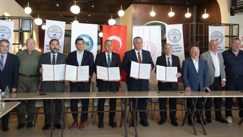 Yalova İl Özel İdaresi ile Hacı Saffet Çam Vakfı arasında dev iş birliği protokolü