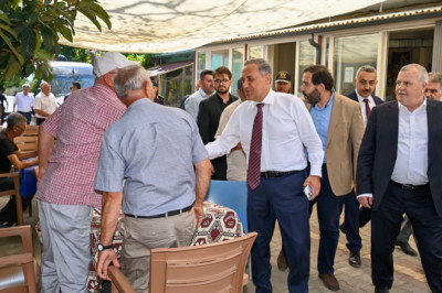 Vali Usta Armutlu’da vatandaşlarla buluştu