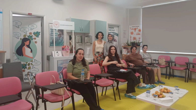 Yalova'da Gebe Okulu 3. Tur eğitimi tamamlandı