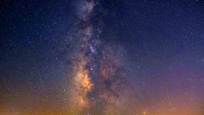 Karaman semalarında Perseid meteor yağmuru görsel şölen sundu