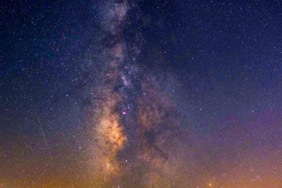 Karaman semalarında Perseid meteor yağmuru görsel şölen sundu