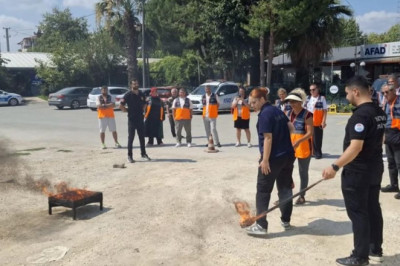 Yalova’da AFAD Gönüllülerine Yangın Eğitimi
