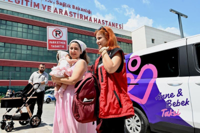 Yalova’da Anne Bebek Taksi Hizmeti 50 Anneye Ulaştı