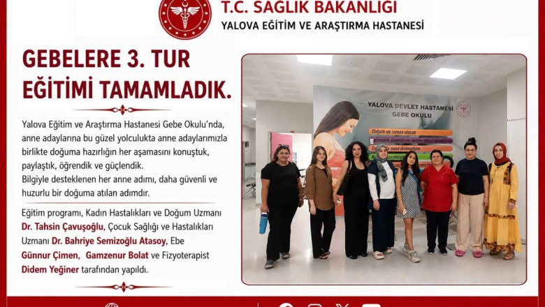 YALOVA’DA GEBE OKULU EĞİTİMLERİ SÜRÜYOR