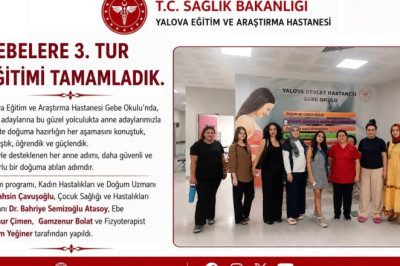 YALOVA’DA GEBE OKULU EĞİTİMLERİ SÜRÜYOR