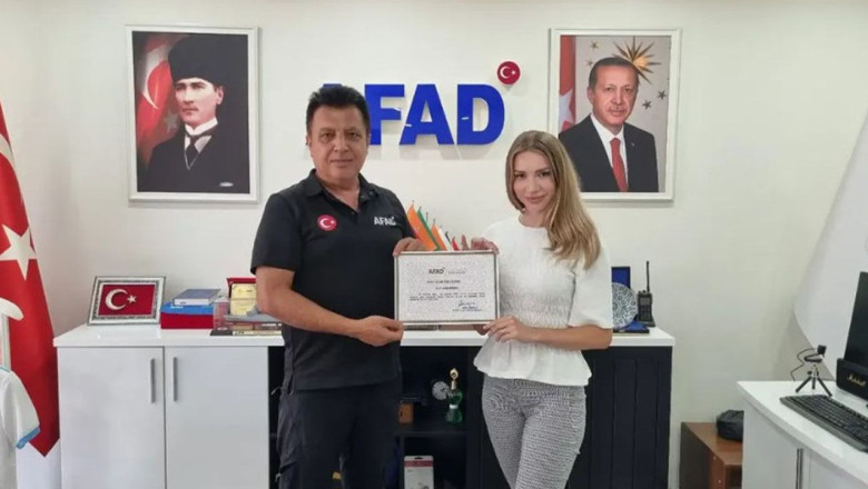 Otilia AFAD Eğitimine Katıldı