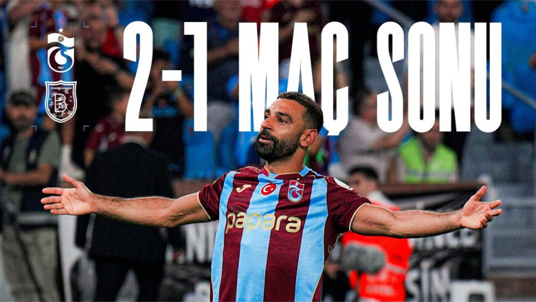 Trabzonspor sahasında Başakşehir'i 2-1 yendi: Salah'dan iki gol