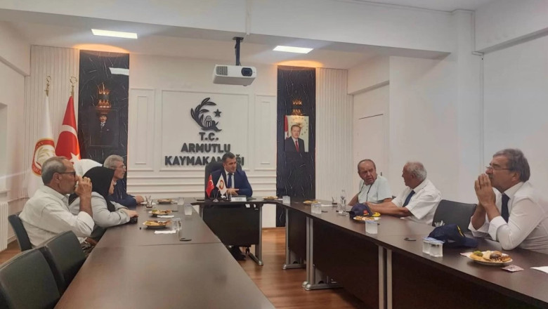 LAÇİN, ARMUTLU’DA MUHARİP GAZİLERLE BİR ARAYA GELDİ