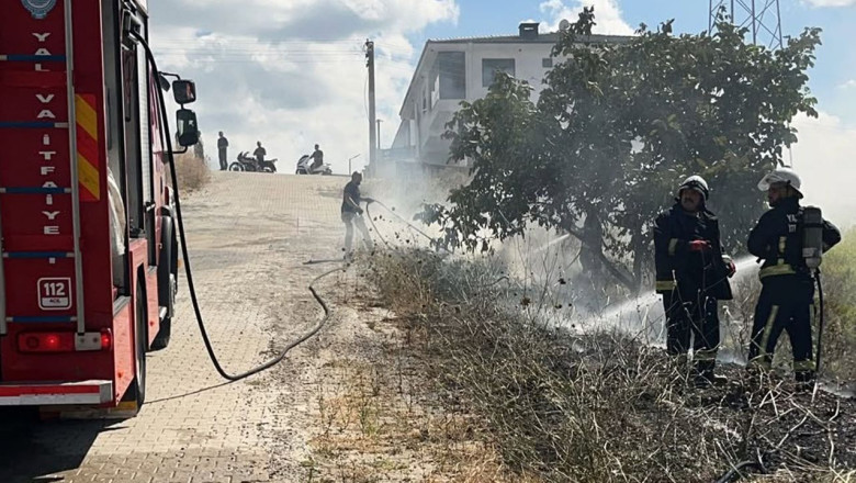 Yalova’da Art Arda Yangın