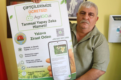 Yalova’daki Çiftçilere Yapay Zeka Desteği