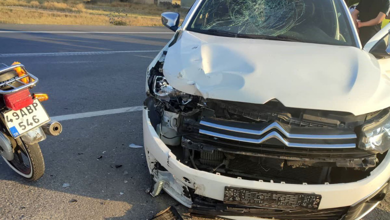 Hasköy-Korkut'ta motosiklet kazası: 1 ağır yaralı