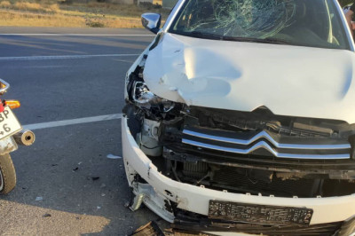 Hasköy-Korkut'ta motosiklet kazası: 1 ağır yaralı