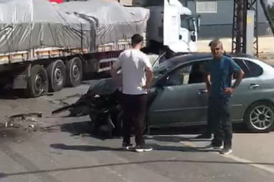 Muş'ta Tır ile Otomobil Çarpıştı: 1 Yaralı