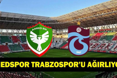 AMEDSPOR TRABZONSPOR HANGİ KANALDA? Süper Lig Amedspor Trabzonspor Maçı Saat Kaçta, Ne Zaman? İşte Maç Kadrosu...