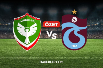 Amedspor Trabzonspor maç özeti ve golleri! (2-1) Amedspor Trabzonspor kaç kaç bitti, golleri kim attı?