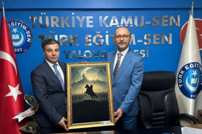 TALİP GEYLAN’DAN TÜRKİYE KAMU-SEN YALOVA’YA ZİYARET