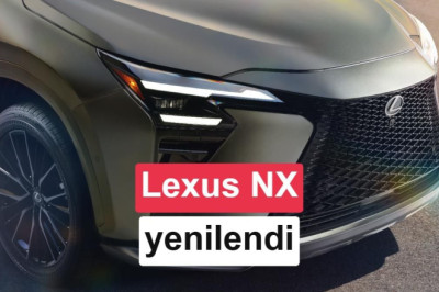 Lexus NX makyajla yenilendi: Tasarım ve teknoloji güncellendi