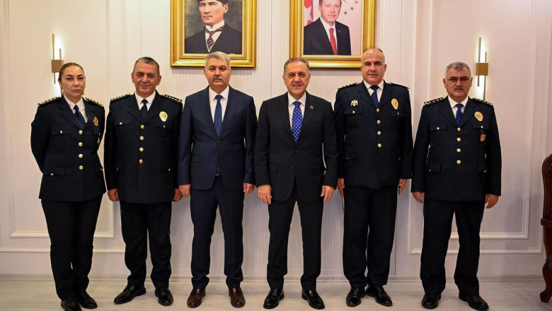 Vali Usta Emniyet Müdürlerini Ağırladı