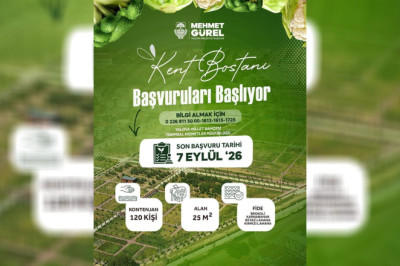 Yalova’da Kent Bostanı Heyecanı