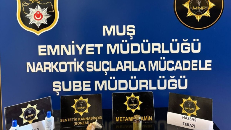 Muş'ta Uyuşturucu Operasyonu: 5 Gözaltı