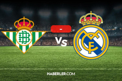 Real Betis Real Madrid maçı kaç kaç? MAÇ SONUCU! Real Betis Real Madrid golleri kim attı, canlı maç anlatımı!