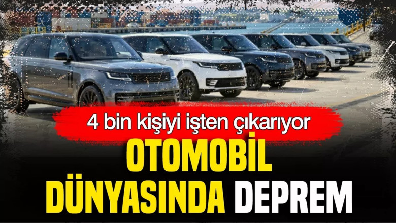 Jaguar Land Rover 4 bin kişiyi işten çıkaracak