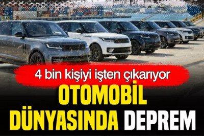 Jaguar Land Rover 4 bin kişiyi işten çıkaracak