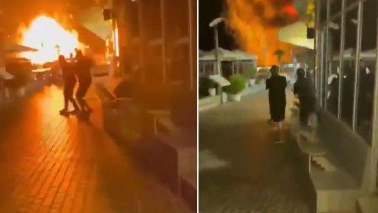 Rusya'nın tatil cennetinde alevler yükseldi! İnsansız deniz araçlarıyla vurdular