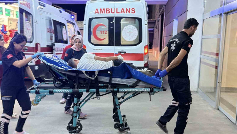 Adıyaman'da Eğriçay Parkı'nda kesici aletle kendine zarar veren şahıs yaralandı