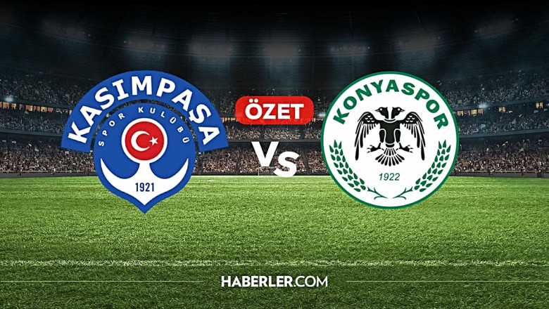 Kasımpaşa Konyaspor maç özeti ve golleri! (ÖZET) Kasımpaşa Konyaspor kaç kaç bitti, golleri kim attı?