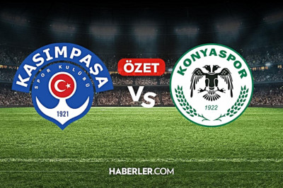 Kasımpaşa Konyaspor maç özeti ve golleri! (ÖZET) Kasımpaşa Konyaspor kaç kaç bitti, golleri kim attı?