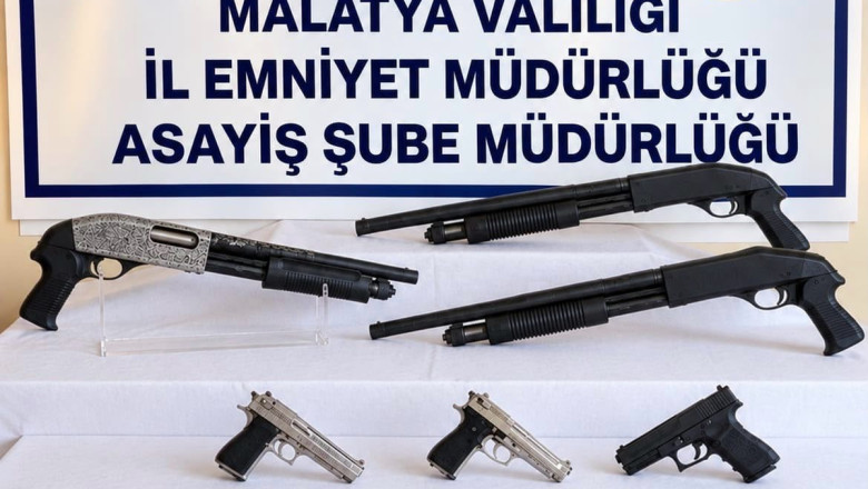 Malatya Yeşilyurt'ta iş yeri kurşunlama operasyonunda 6 şüpheliden 5'i tutuklandı