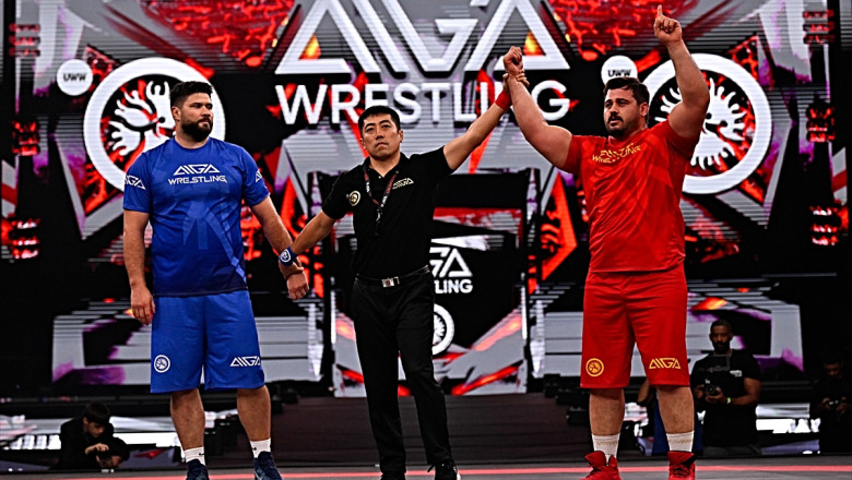 İstanbul'da düzenlenen AIGA Global Grappling Serisi'nde Rıza Kayaalp 7-1 kazandı