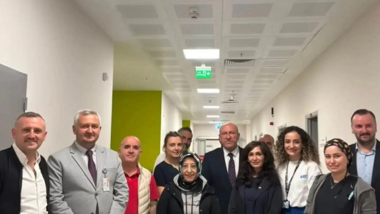 MHP YALOVA İL YÖNETİMİNDEN HASTANE ZİYARETİ