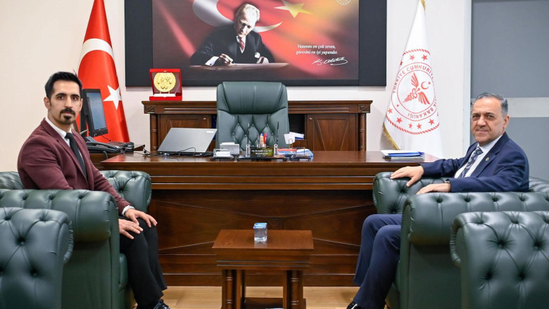 Vali Usta’dan Başhekim Özcan’a İadeiziyaret