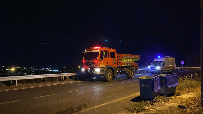 Kırklareli Lüleburgaz'da otluk alanda çıkan yangın yaklaşık 2 saatte söndürüldü