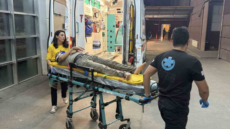Adıyaman'da motosikletin devrilmesi sonucu 1 kişi yaralandı, hastaneye kaldırıldı