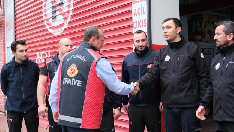BAŞKAN YELE İTFAİYECİLERİN HAFTASINI KUTLADI