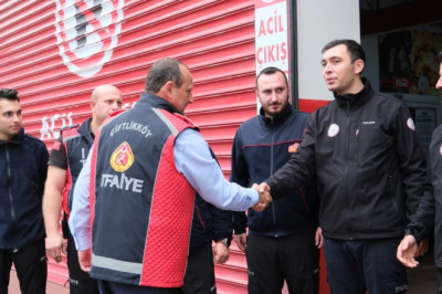 BAŞKAN YELE İTFAİYECİLERİN HAFTASINI KUTLADI