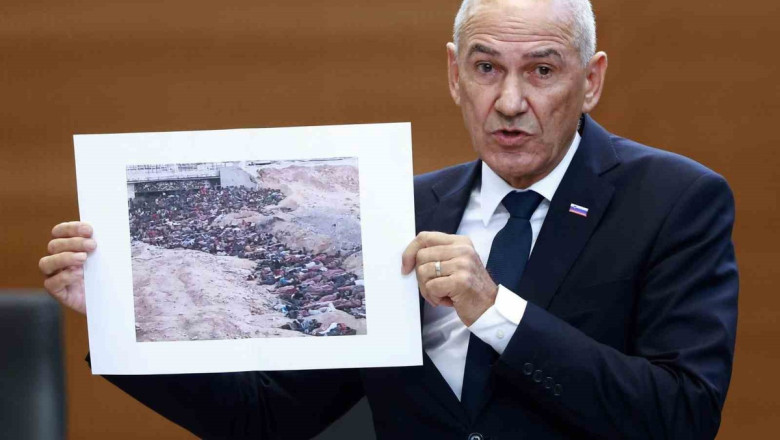 Slovenya Başbakanı Jansa, Gazze'de çekilen fotoğrafı Sudan sanıp fiyaskoya imza attı